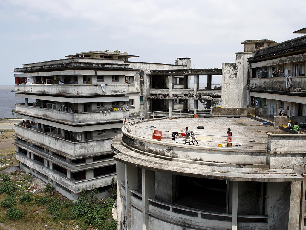 former Grande Hotel in Beira, Mozambique