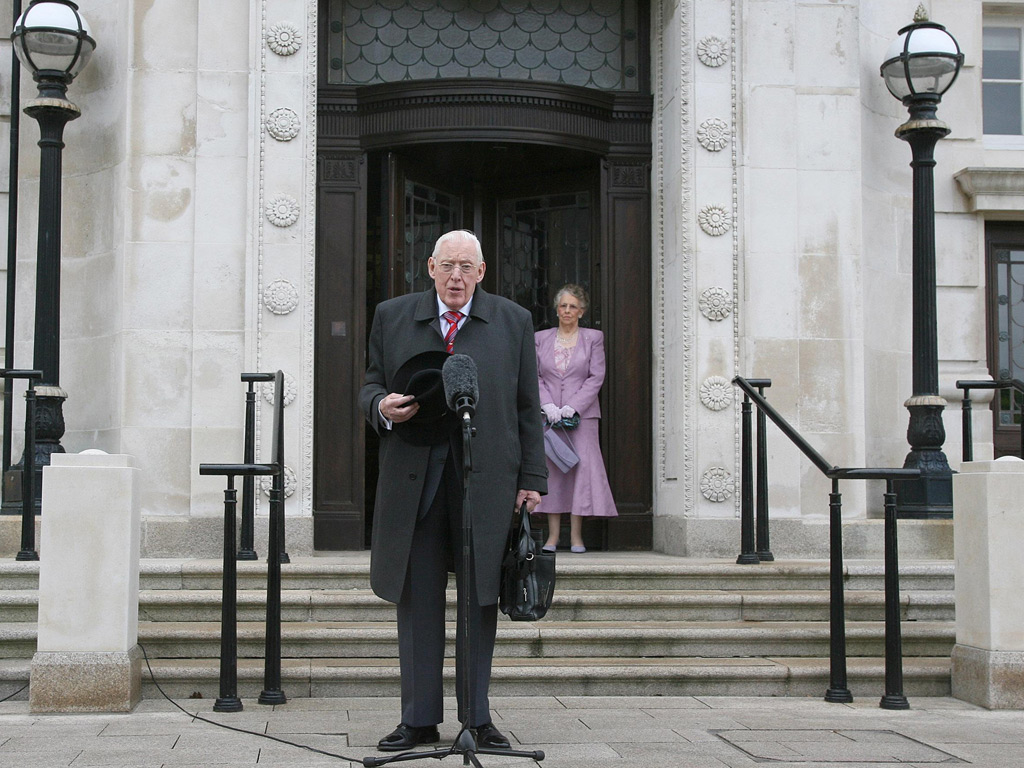 Ian Paisley and his wife, Eileen
