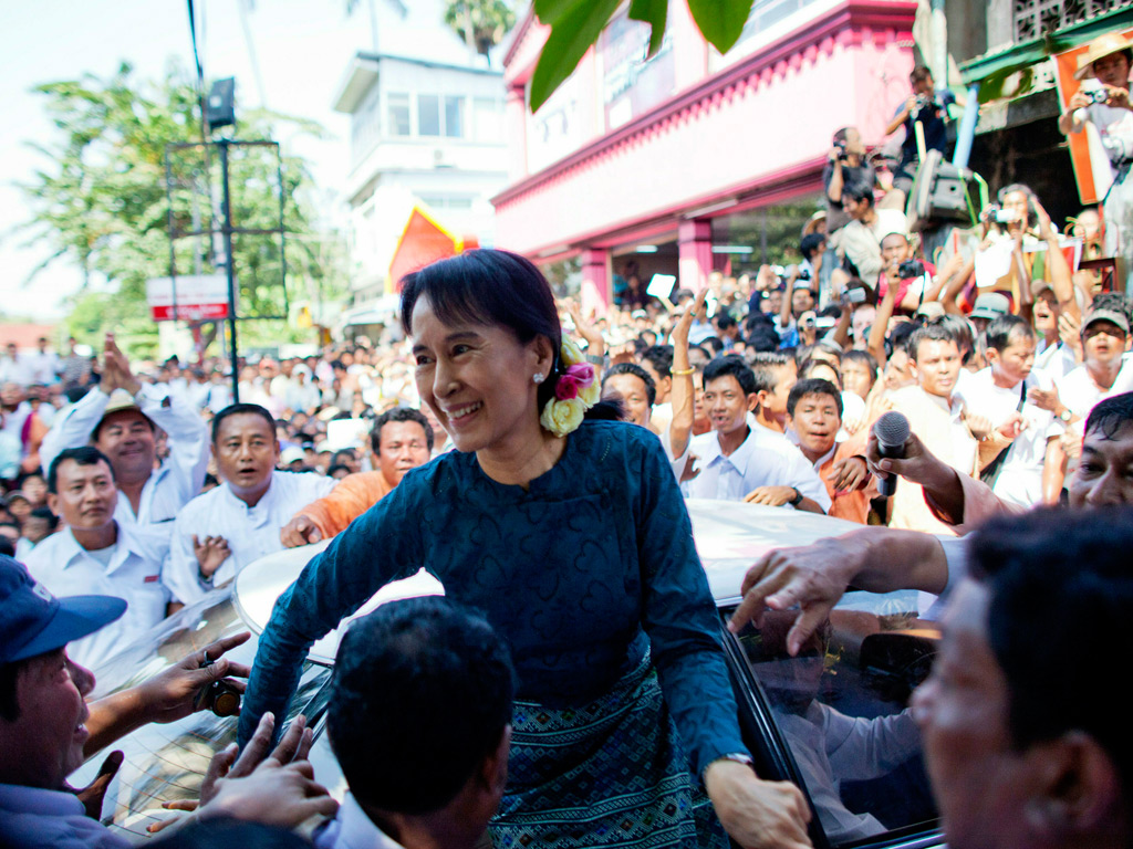 Pro-democracy Leader Aung San Suu Kyi