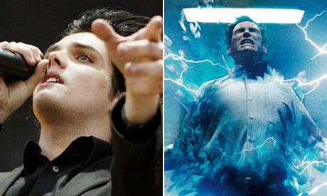 Gerard Way and Dr Manhattan from Watchmen 