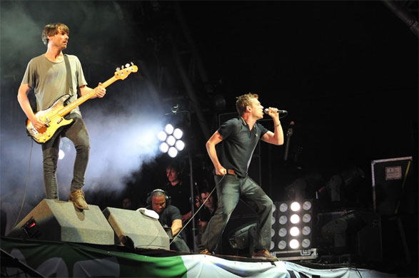 12 pictures from the year: Blur at Glastonbury