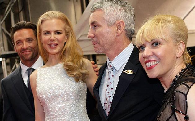 Hugh Jackman, Nicole Kidman, Baz Luhrmann and Catherine Martin at the world premiere of Australia