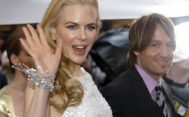 Nicole Kidman and Keith Urban at the world premiere of Australia