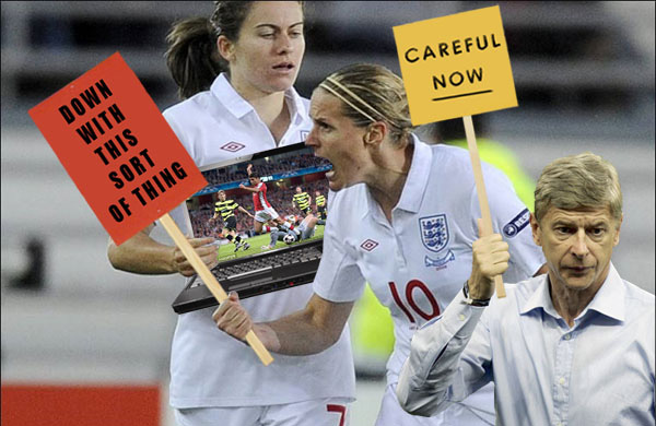 England's women's football team gallery