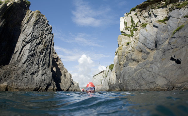 Outdoor swimming