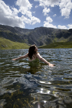 Outdoor swimming