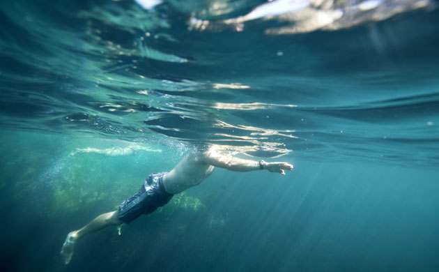 Outdoor swimming