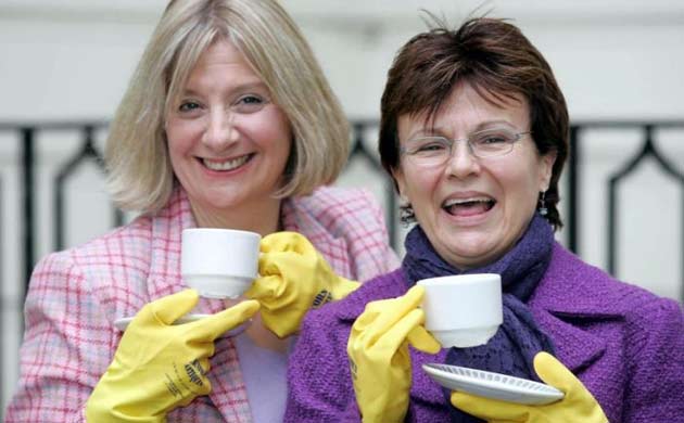 Victoria Wood and Julie Walters