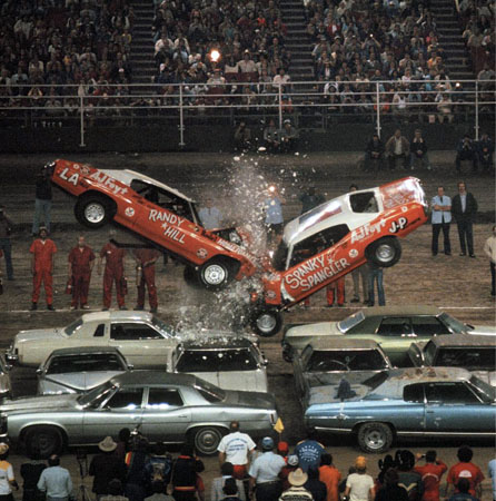 Stuntmen Spanky Spangler and Randy Hill