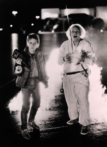 Michael J. Fox using a JVC GR-C1 video camera