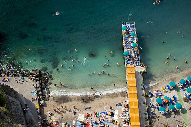 Marina Piccola beach, Sorrento
