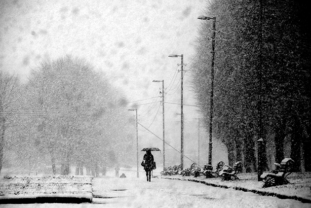 Russian winter scene