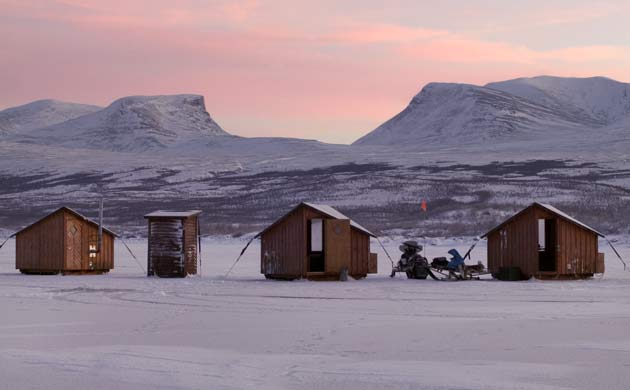 Ark hotel in northern Sweden