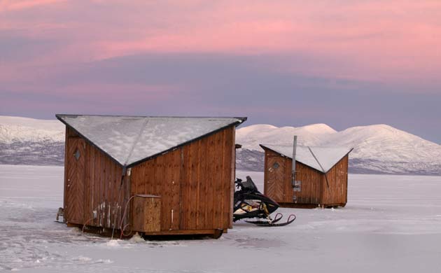 Ark hotel in northern Sweden