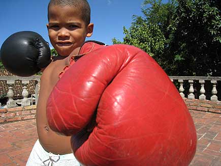 Young boxer, Trinidad, Cuba