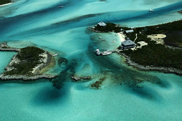 Two islands of the Bahamas