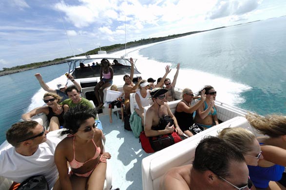 Jetboating in the Bahamas