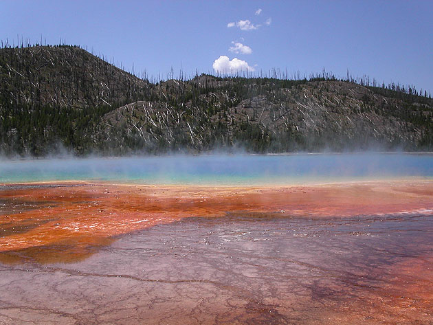 Prismatic lake, Yellowstone National Park, United States