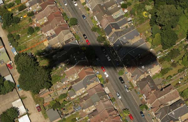 Stella Artois airship in London