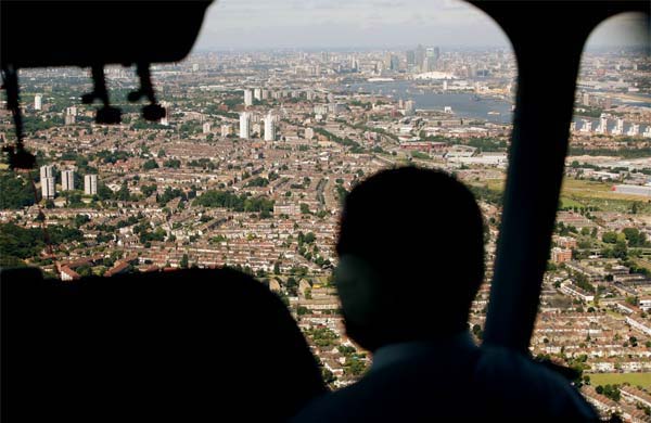 Stella Artois airship in London
