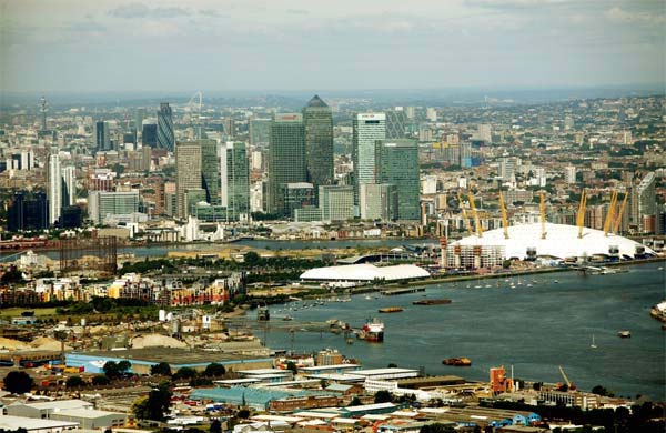 Stella Artois airship in London