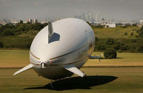 Stella Artois airship in London