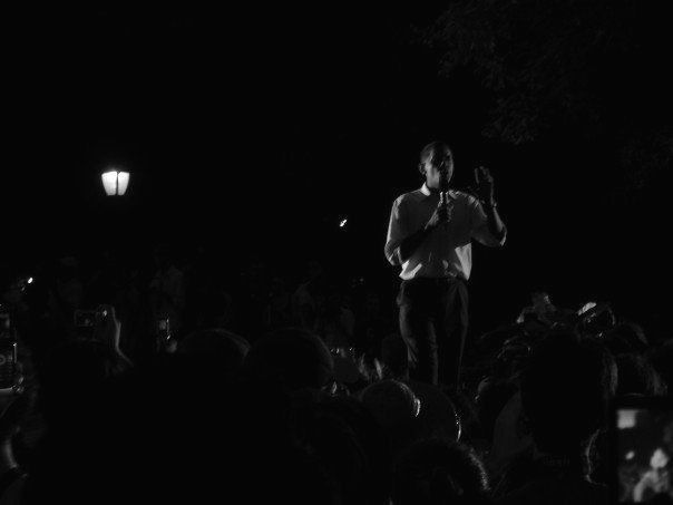 Barack Obama, Washington Square Park