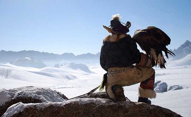Kazak hunter, Mongolia
