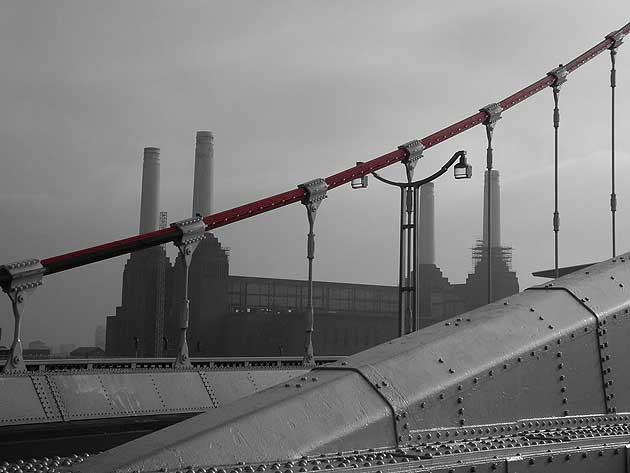 Chelsea Bridge and Battersea Power Station