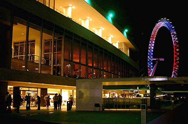 Royal Festival Hall at night