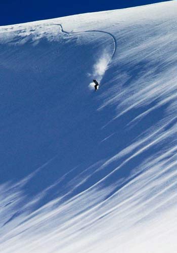 Snowboarding on Cairngorm