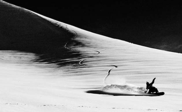 Snowboarding on Cairngorm