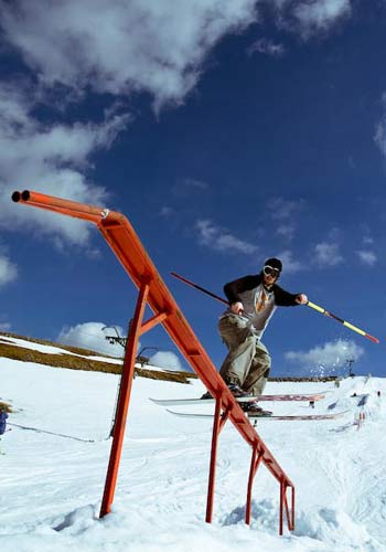 Snowboarding on Cairngorm