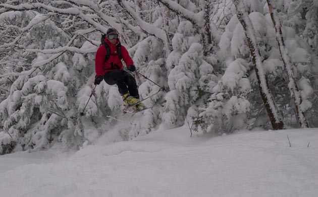 Skiing Mt Mansfield, Vermont