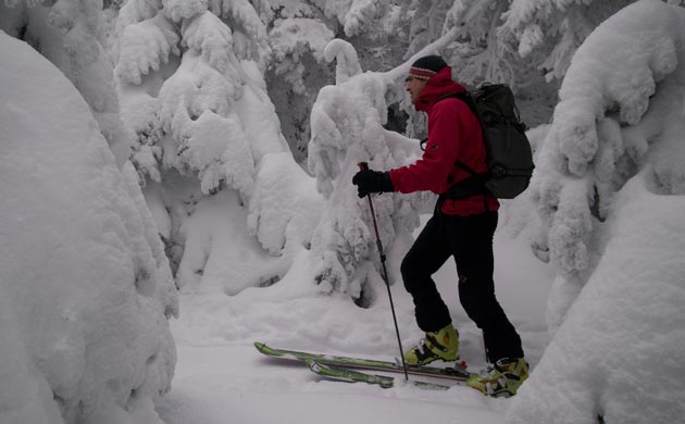Skiing Mt Mansfield, Vermont