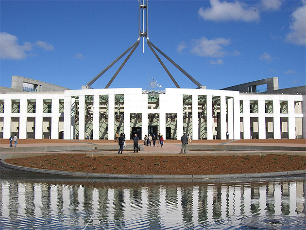 New Parliament House in Canberra, Australia
