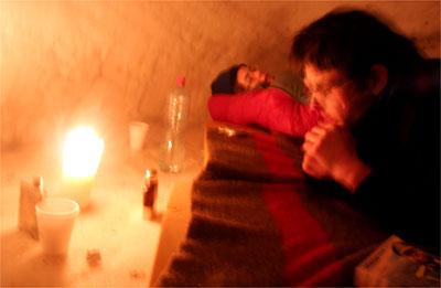 glu-Dorf igloo village in Zermatt