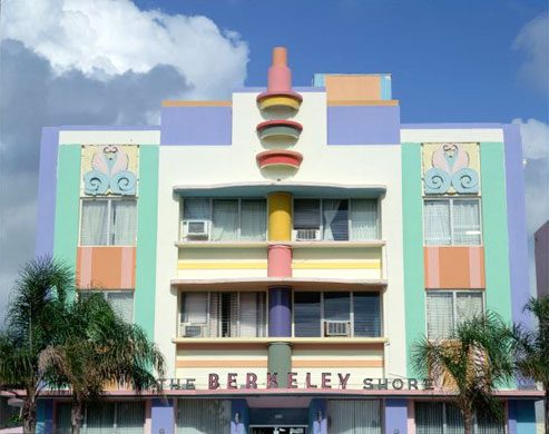 Art deco hotel, South Beach, Miami