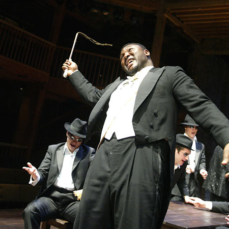 Nonso Anozie as King Lear at the Swan theatre in 2002