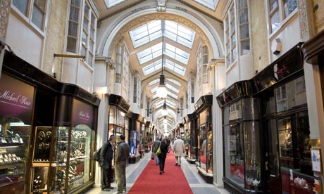 The Burlington Arcade in London hosts a series of opulent stores all ...