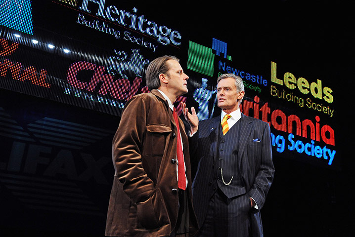 David Hare: Anthony Calf and Simon Williams in David Hare's The Power of Yes