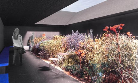 Peter-Zumthors-design-for-007 Secret garden for Serpentine pavilion