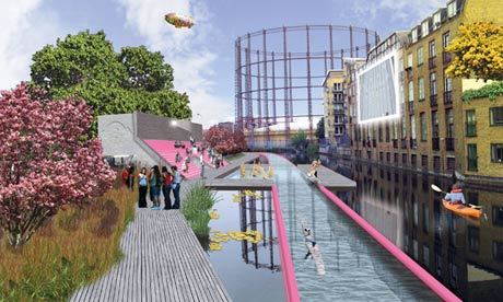 Londons proposed Lido Line at Broadway Market