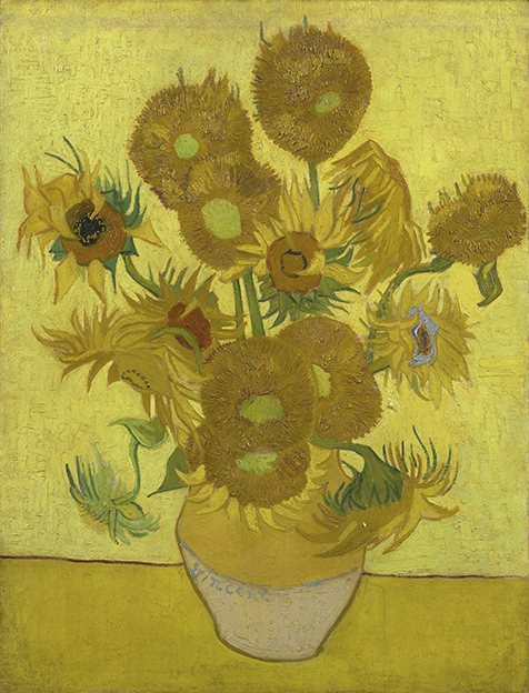 Van Gogh's Sunflowers, 1889