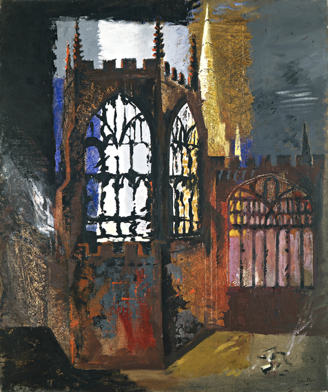 John Piper, Coventry Cathedral, 1940