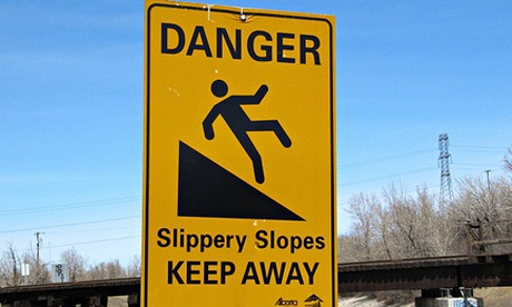 Why we should avoid the ‘slippery slope’ | Books | The Guardian
