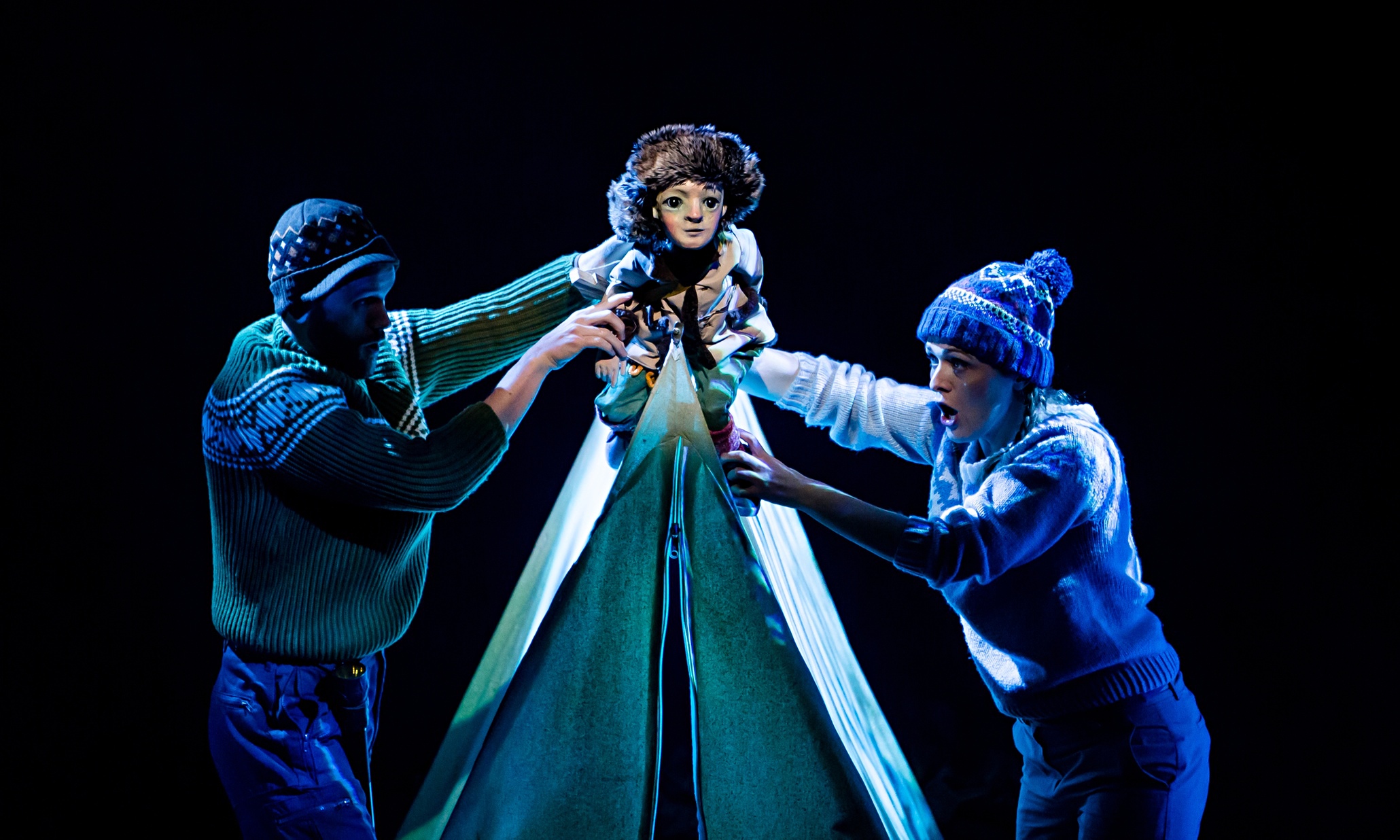 Swanhunter review – moments of stratsopheric vocalism and charming animal puppets