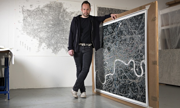 Artist Stephen Walter: ‘My maps are all about human residues and traces’