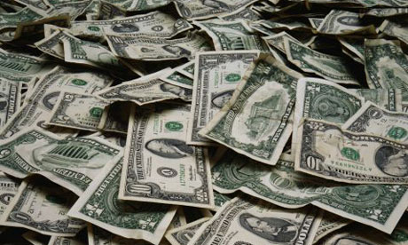 Dollars - pile of money