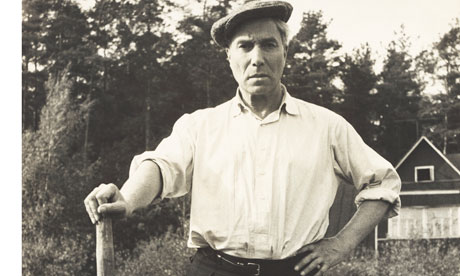 Boris Pasternak outside his home in 1958